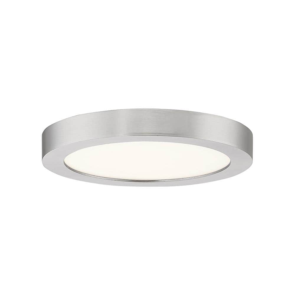 Outskirts 7.5 in. Brushed Nickel LED Flush Mount - Hercitys