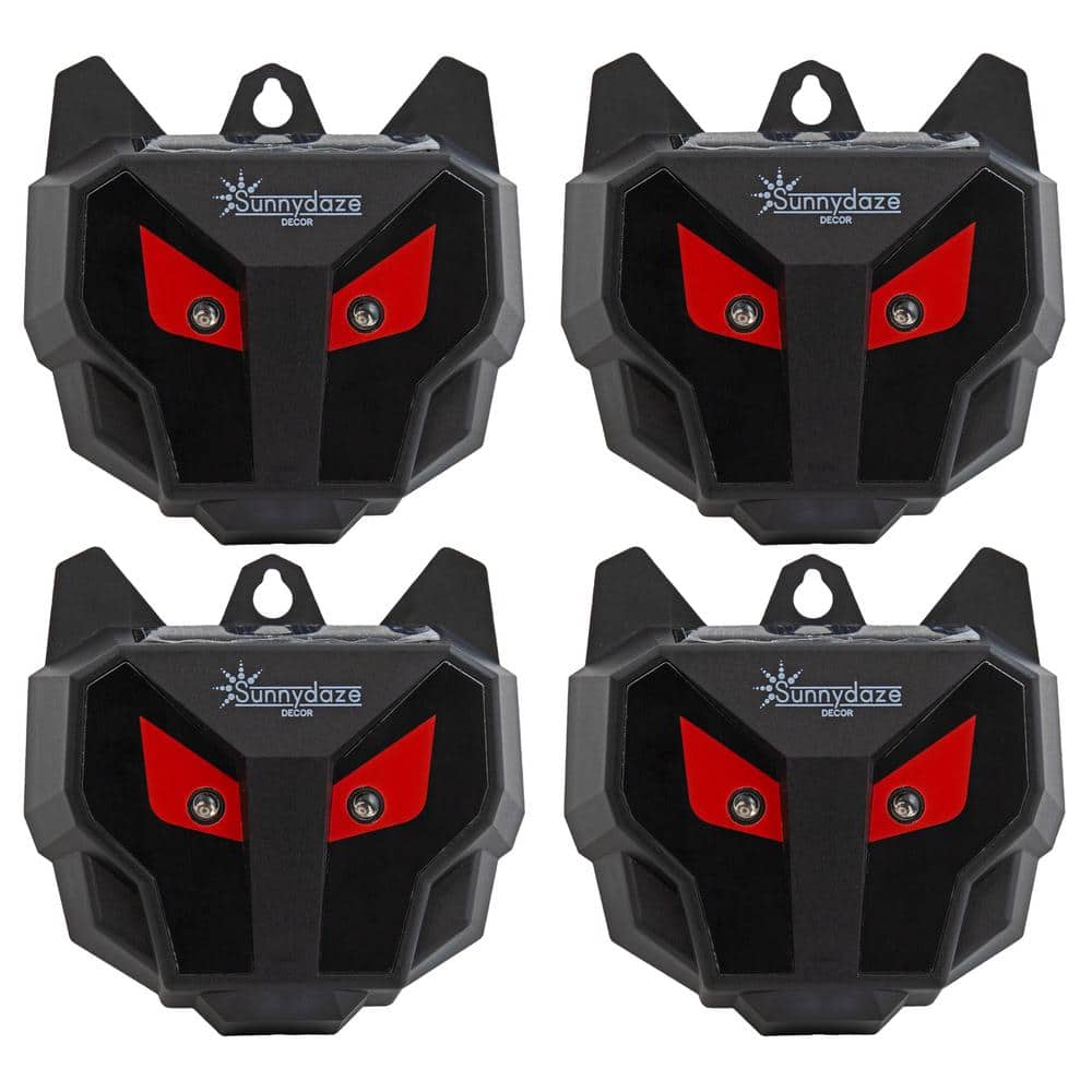 Solar Wall-Mounted Nocturnal Animal Repellents – 4-Pack - Hercitys