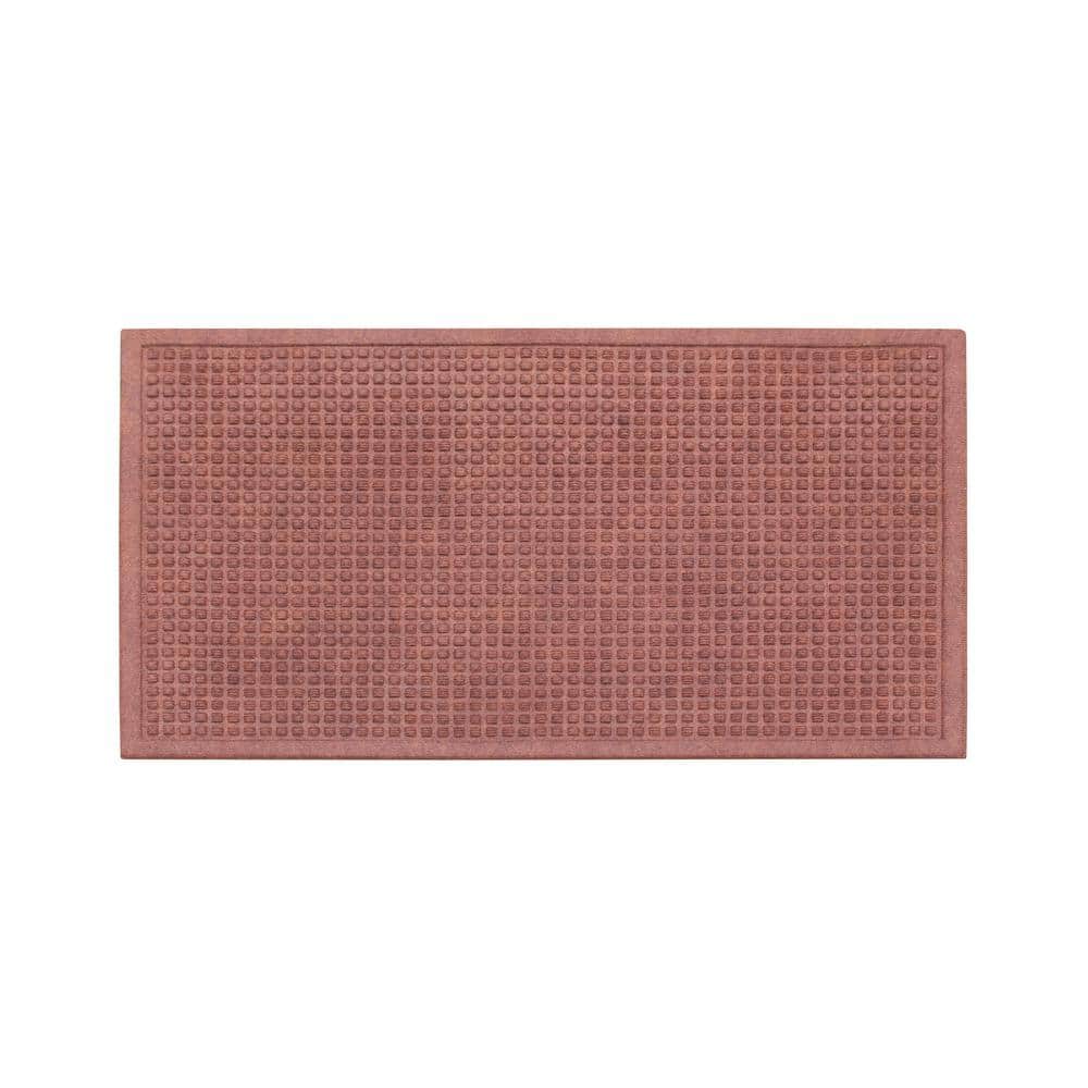 A1HC Heavy Duty Dark Brown 24 in. x 36 in. Polypropylene Dirt Cleaning and Water Absorbing Door Mat - Hercitys