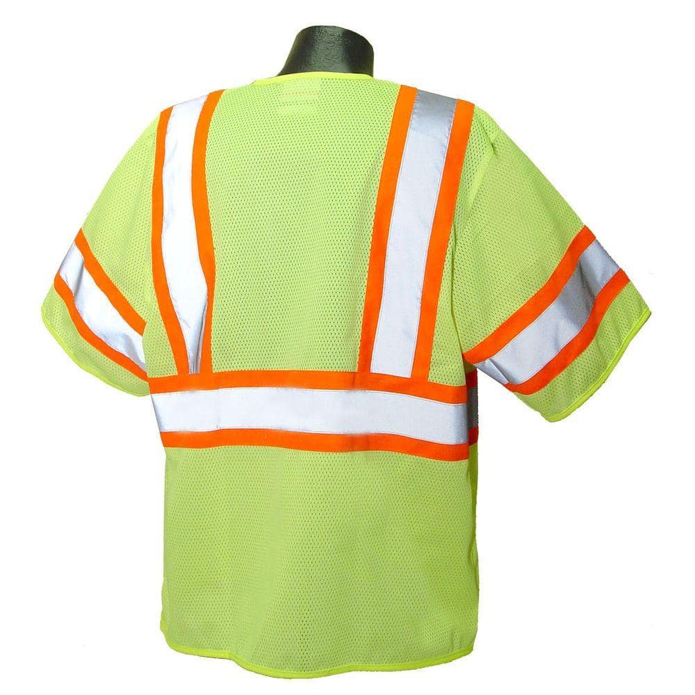 CL 3 Tshirt with Contrast green 5X Safety Vest - Hercitys
