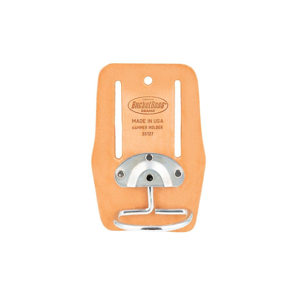 Saddle Leather Swinging Hammer Holder for Work Tool Belts - Hercitys