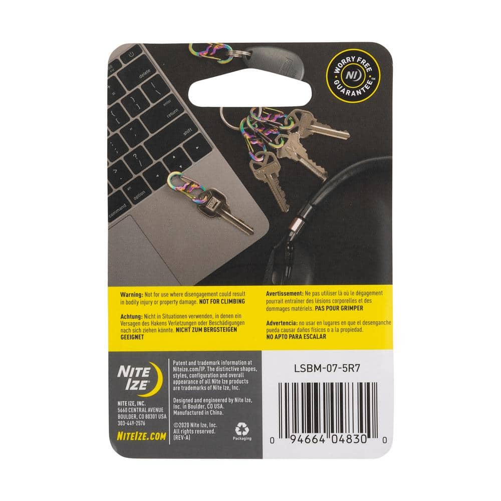 S-Biner MicroLock Stainless Spectrum (5-Pack) - Hercitys