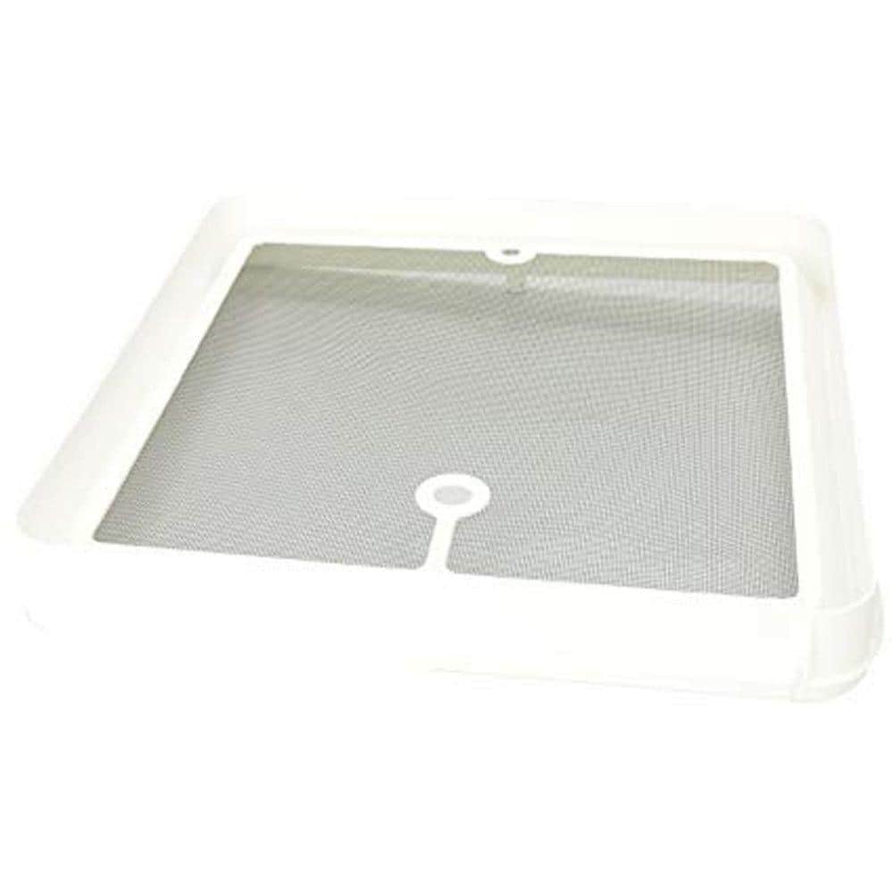 Radius Corner Screen for Jensen Roof Vents – White - Hercitys