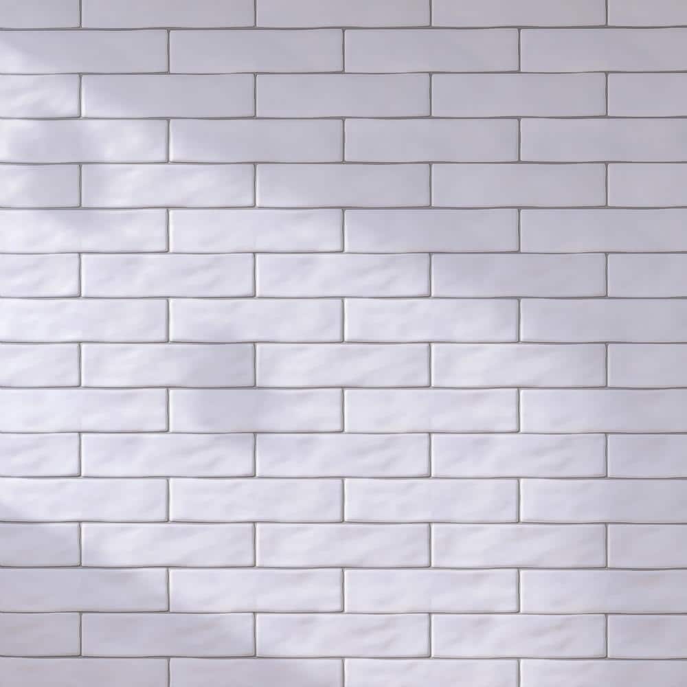 Kezma White 2.95 in. X 11.81 in. Matte Ceramic Subway Wall Tile (6.35 sq. ft./Case) - Hercitys