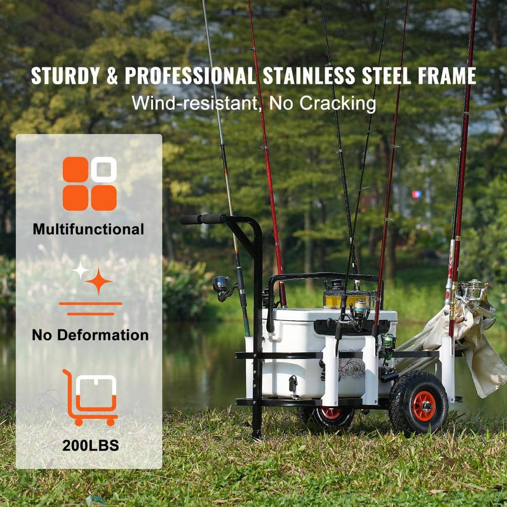 Bike Cargo Trailer, 2 cu. ft. Capacity. Heavy-Duty Bicycle Wagon Cart. Steel, Garden Cart - Hercitys