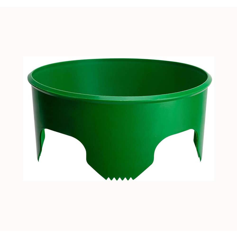 6-Piece 10 in. Planting Grow Rings for Garden Protection and Watering - Hercitys