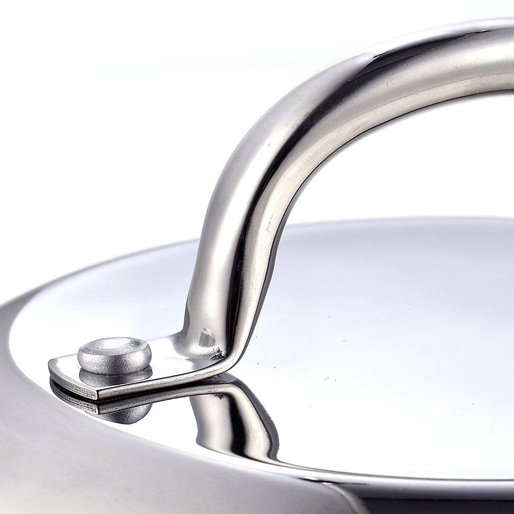 9.5 in./24 cm Stainless Steel Grill Cooking Steaming Dome Lid Cover - Hercitys