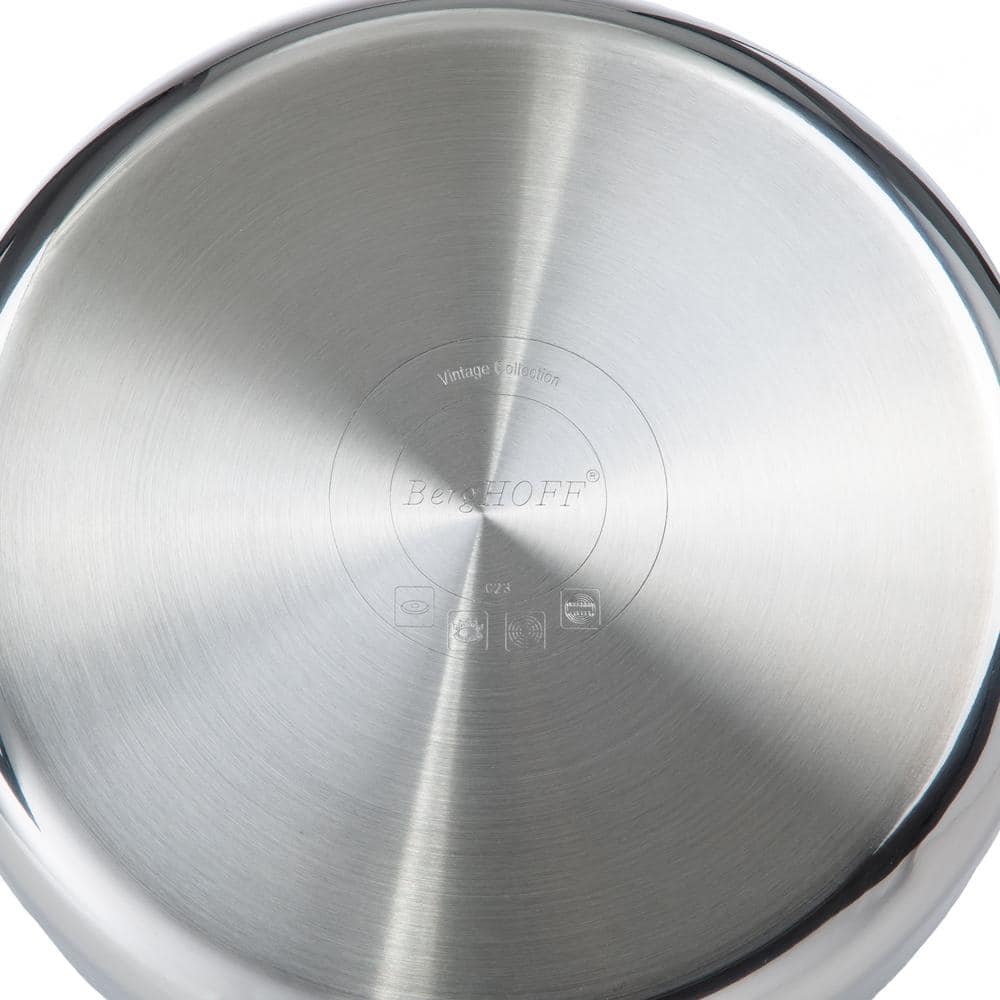 Hammered 2 qt. Tri-Ply Stainless Steel Saucepan with SS Lid, 7 in. - Hercitys