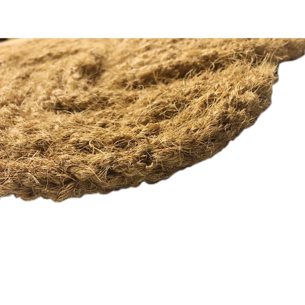 Rope Natural 18 in. x 30 in. Coir Door Mat - Hercitys