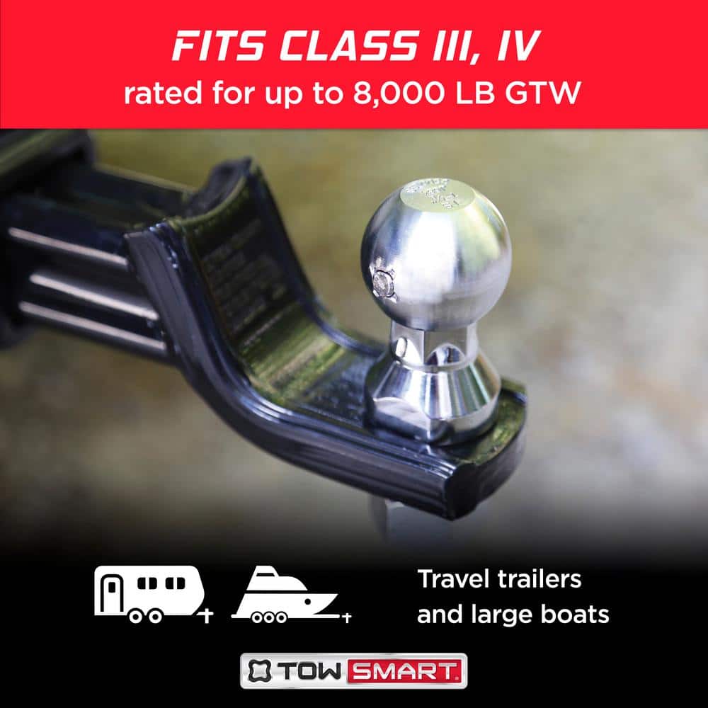 Class 3 Up to 8,000 lb. Swap-A-Ball 1-7/8 in., 2 in. and 2-5/16 in. Ball Diameter Adjustable Hitch Ball System - Hercitys