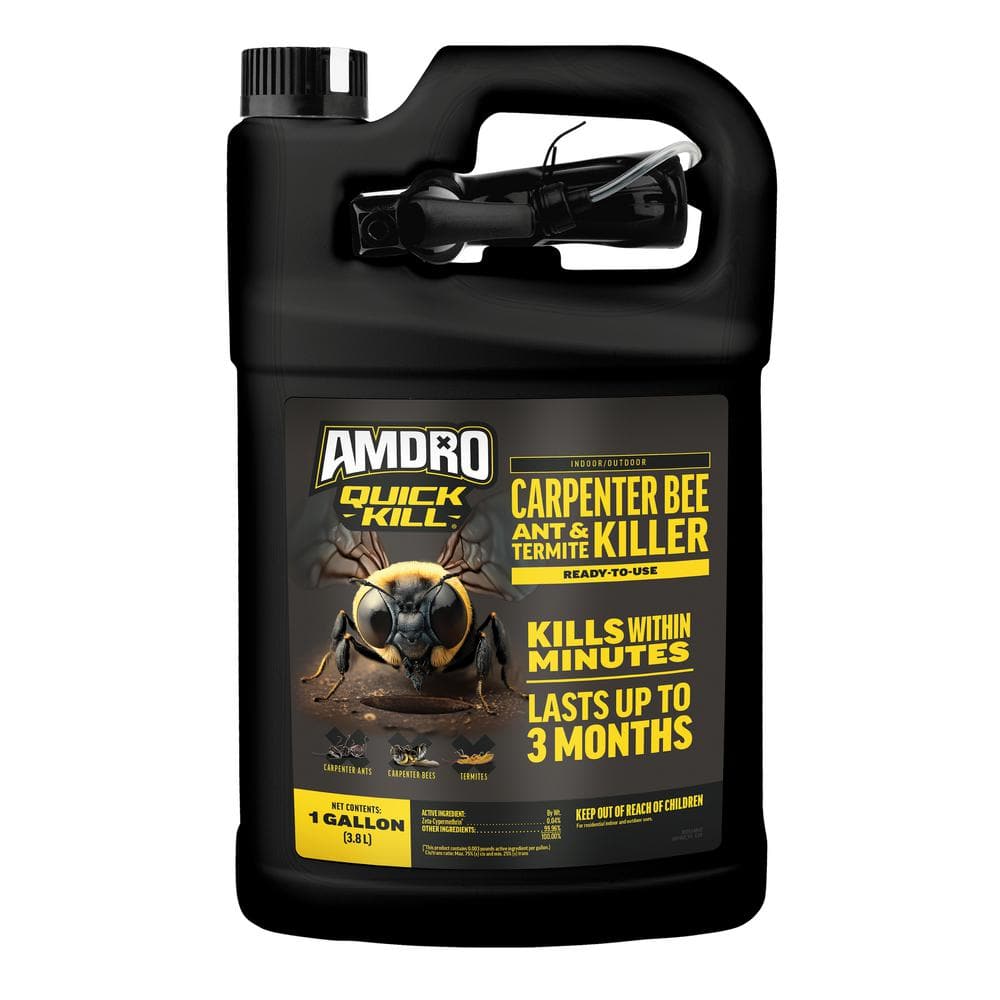 Quick Kill 1 gal. Outdoor Carpenter Bee, Ant and Termite Killer Ready-To-Use with 3-Month Control - Hercitys