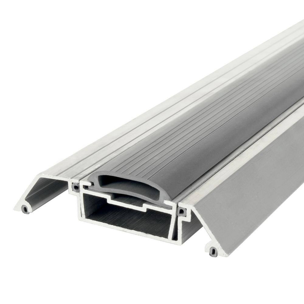 Adjustable 3-1/2 in. x 43 in. Aluminum Threshold with Vinyl Seal - Hercitys
