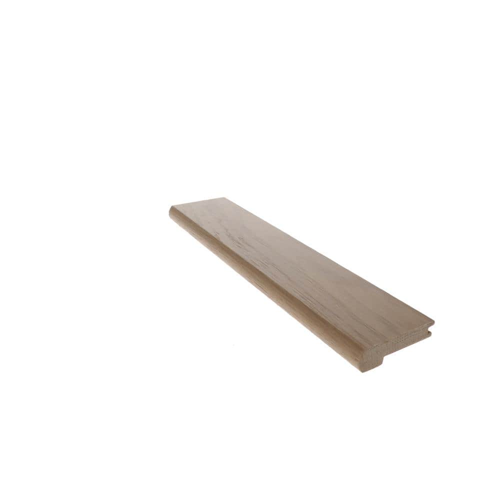 Stair Nose White Oak Phoenix 0.625 in. T x 2 in. W x 78 in. L Matte Hardwood Trim - Hercitys