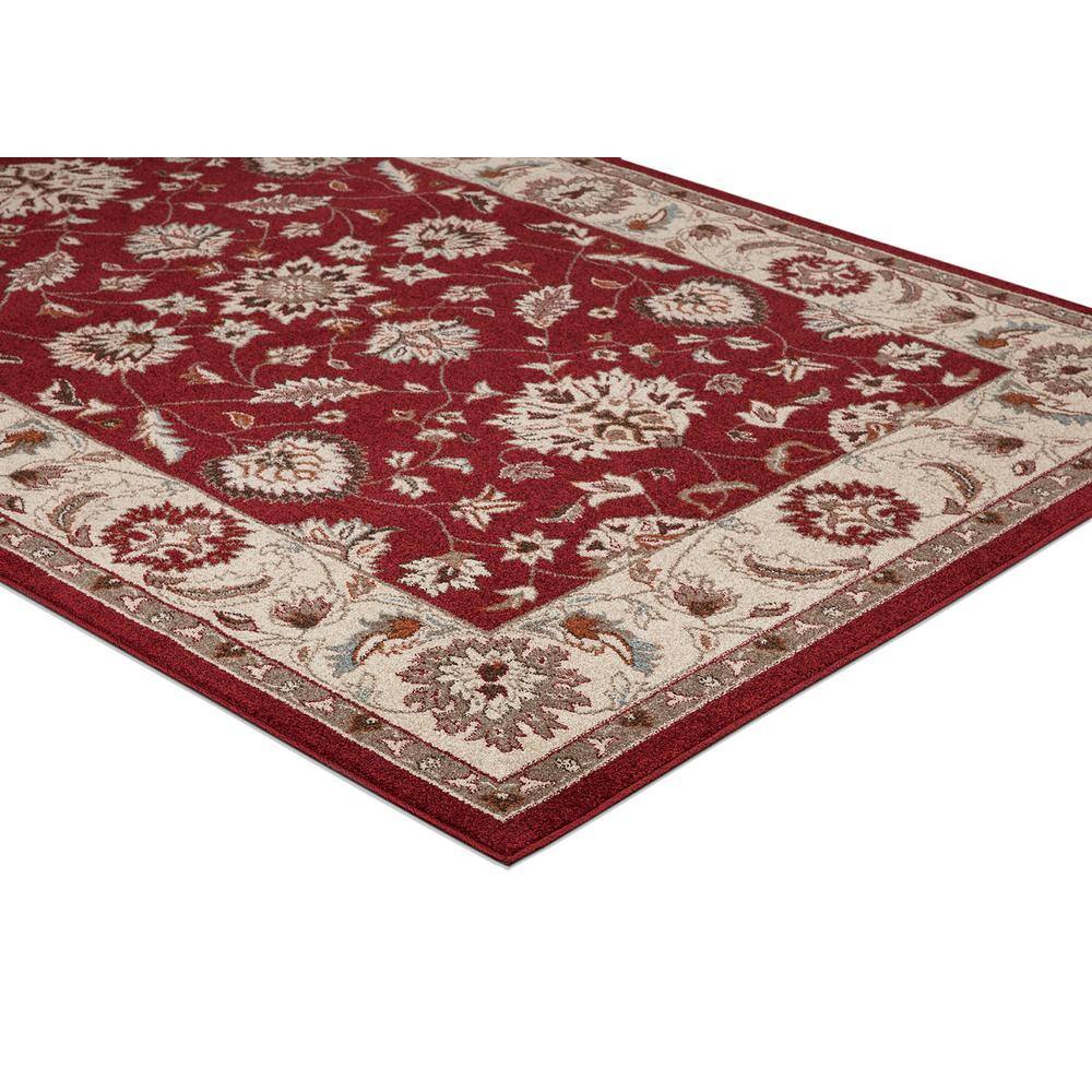 Chester Oushak Red 5 ft. x 7 ft. Area Rug - Hercitys