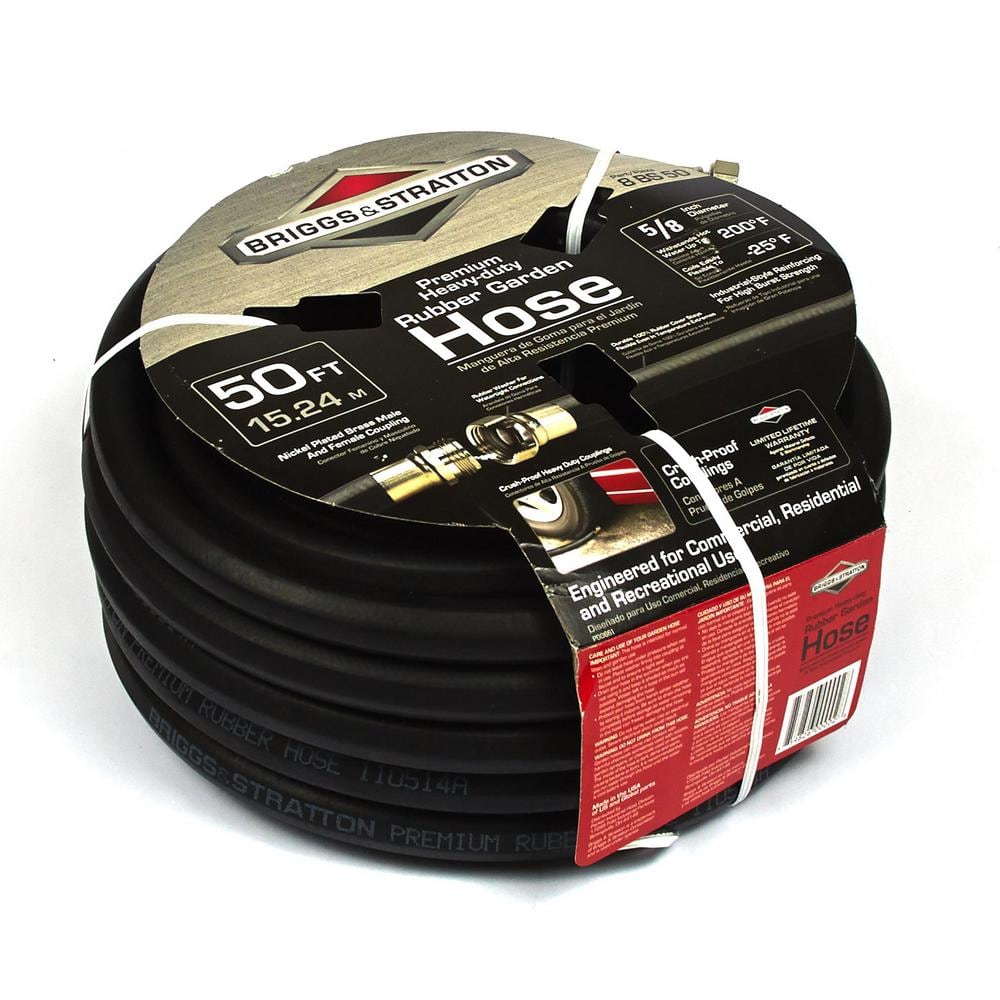 Heavy-Duty Garden Hose 5/8 in Dia x 50FT - Hercitys
