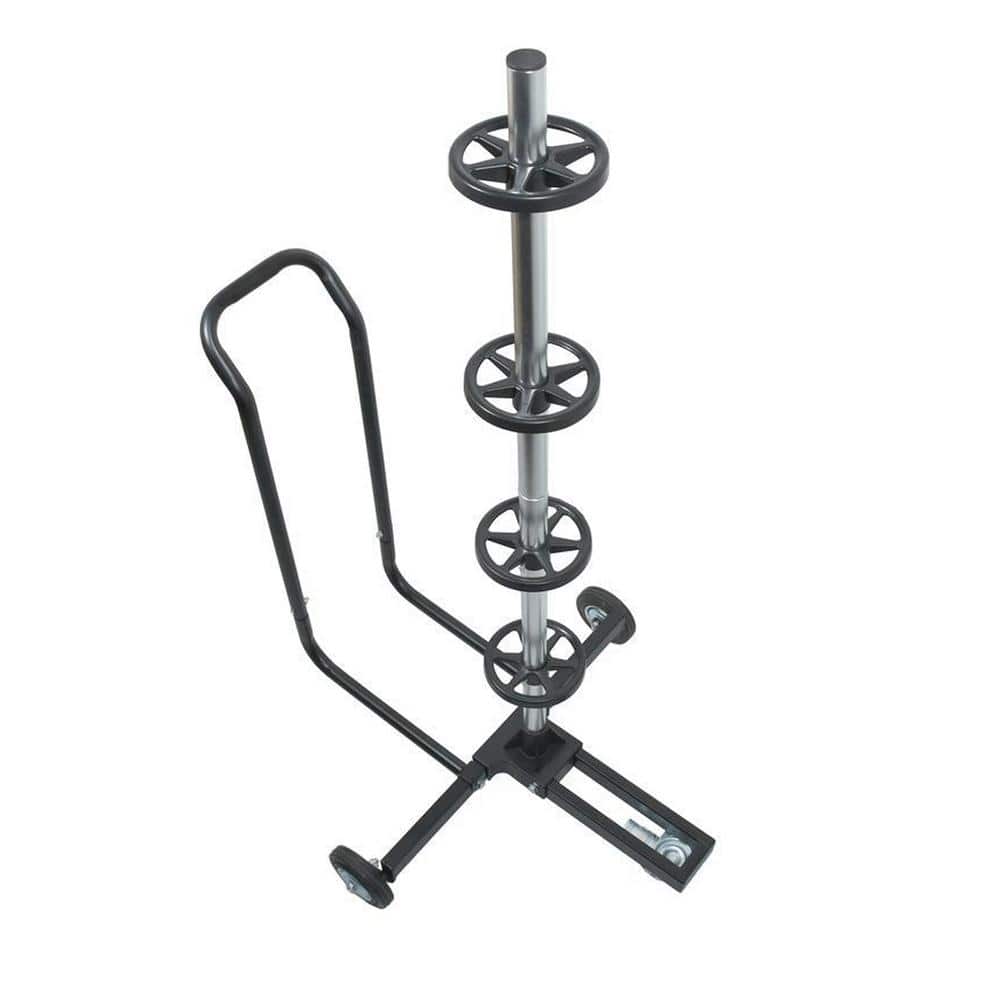 Tire Stand Dolly with Handle and Wheels 220 lbs. Capacity (Fits 13 in.-18 in. Rims) - Hercitys