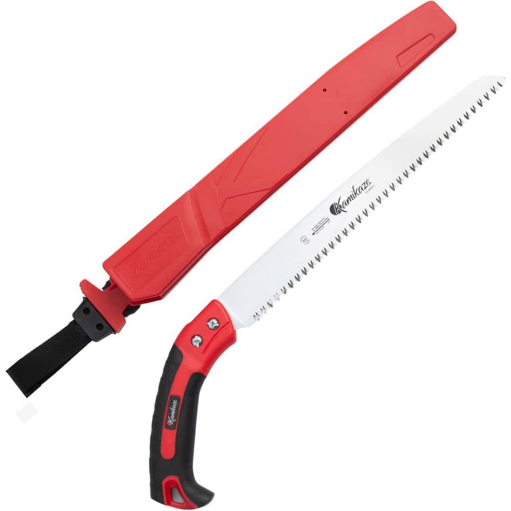 Japanese Tooth 12 in. Straight High Carbon Steel Blade with Non-Slip Handle Manual Pruning Saw - Hercitys