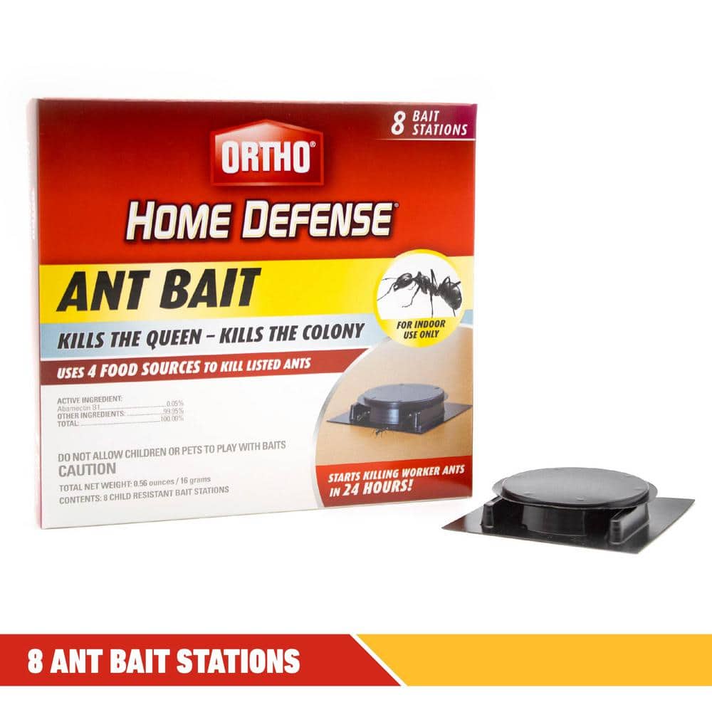 Ortho Plastic Ant Bait Stations 8 Count (6-Pack) - Hercitys