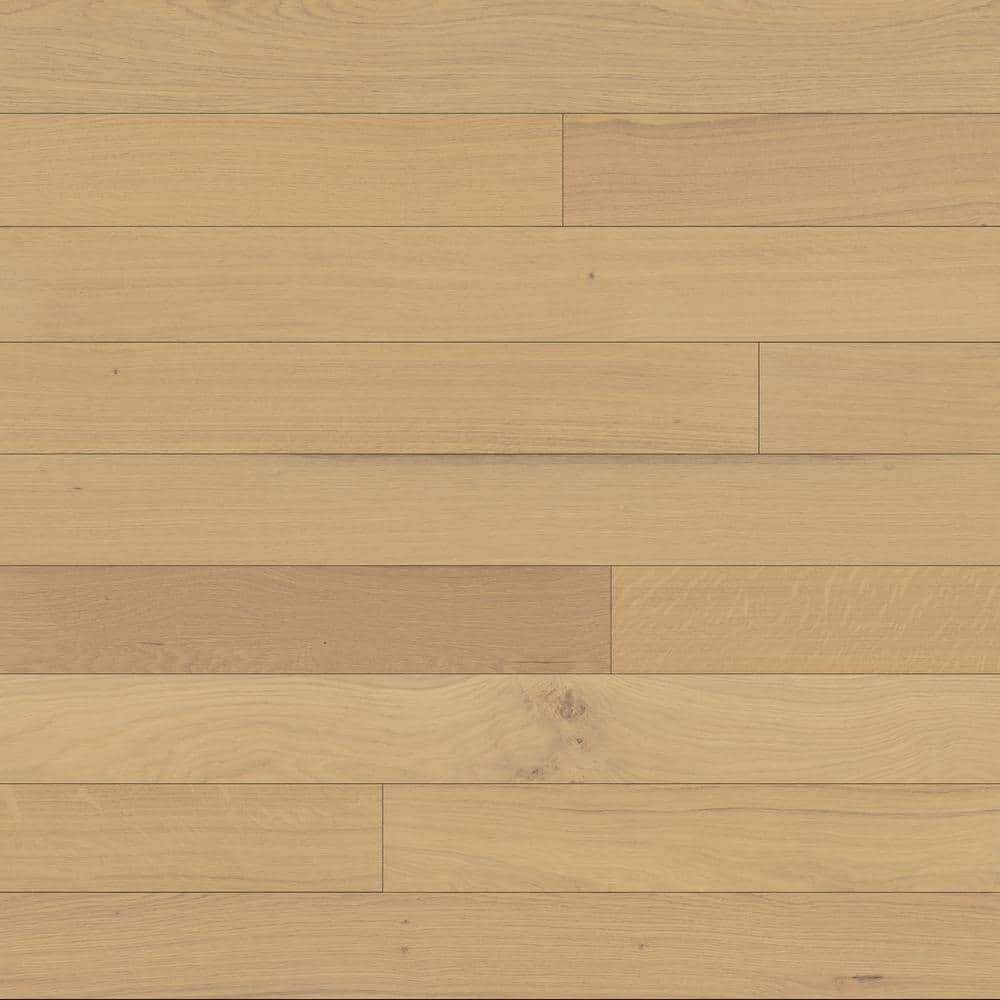 Del Mar French Oak Harbor 0.05 in. T x 5 in. W Click-Lock Wire Brushed Engineered Hardwood Flooring (30.68 sq. ft./ctn) - Hercitys