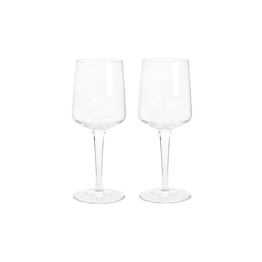 Natural Canvas 11.84 oz. Clear Red Wine Glasses (Set of 2) - Hercitys