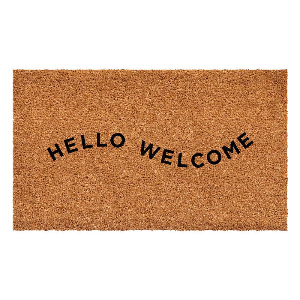 Hello-Welcome Doormat 24″ x 36″ - Hercitys
