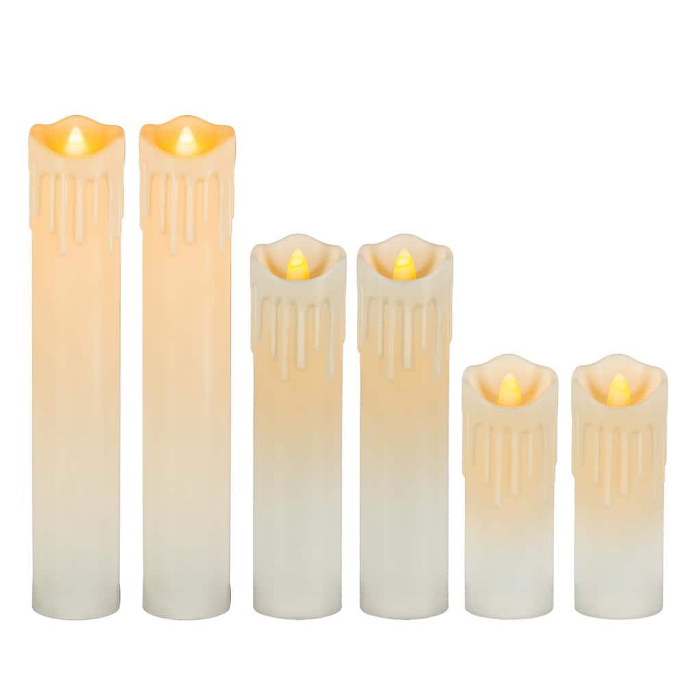 Spooky Floating Halloween Candles with Remote, Timer (Set of 6) - Hercitys