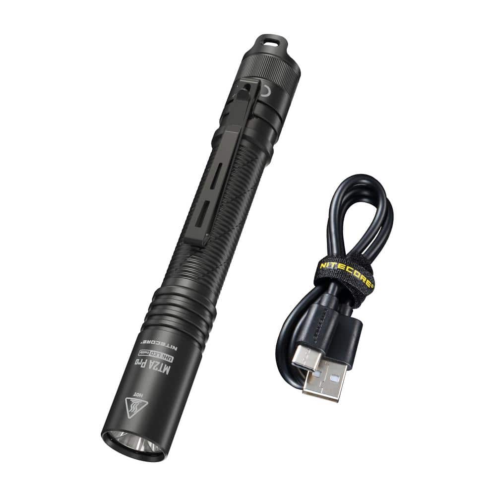 MT2A Pro 1000 Lumens USB-C LED Clip-on Rechargeable Flashlight - Hercitys
