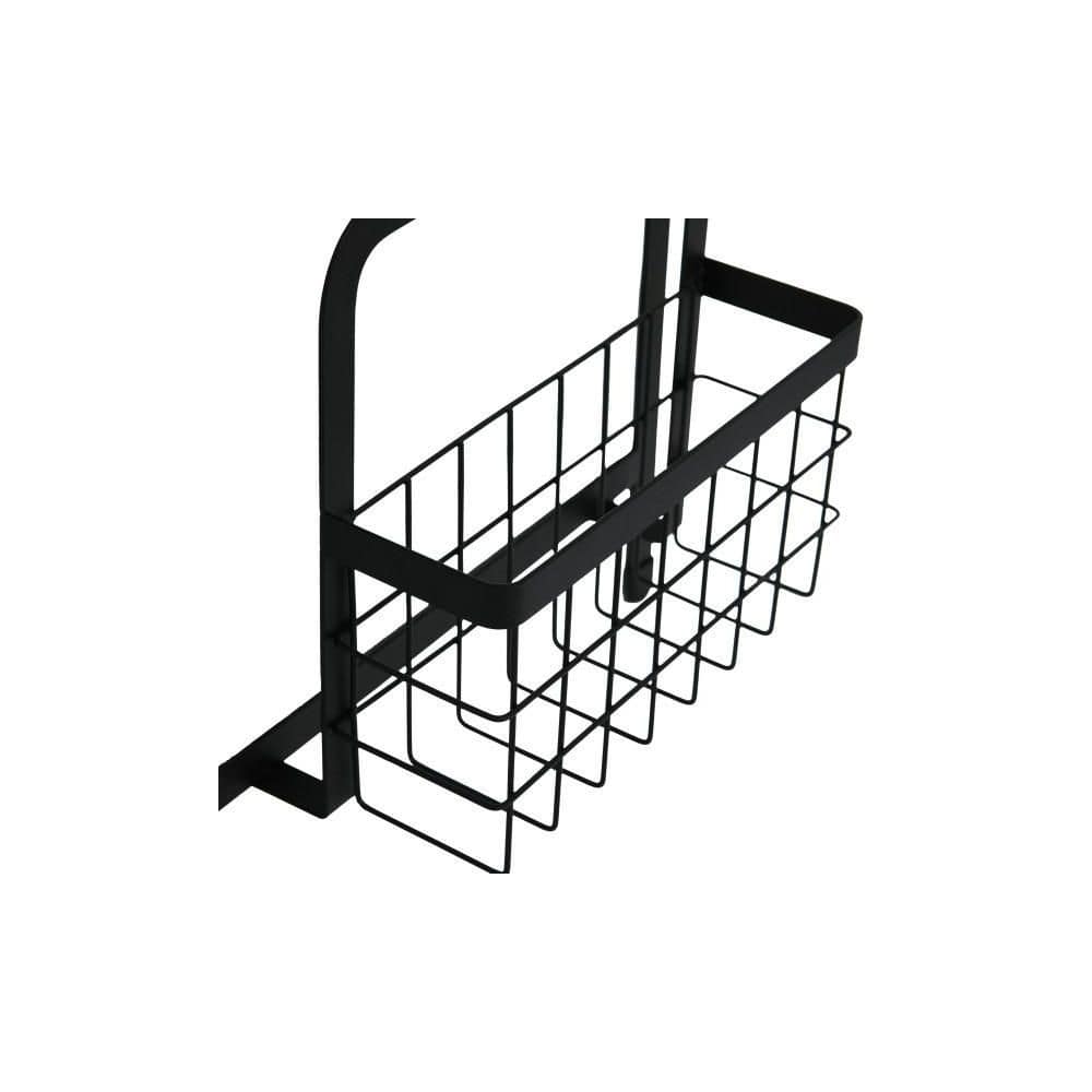 Magnetic Metal Organizer Rack Paper Towel in Black - Hercitys