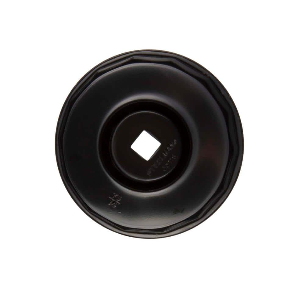 73 mm x 14 Flute Oil Filter Cap Wrench in Black - Hercitys