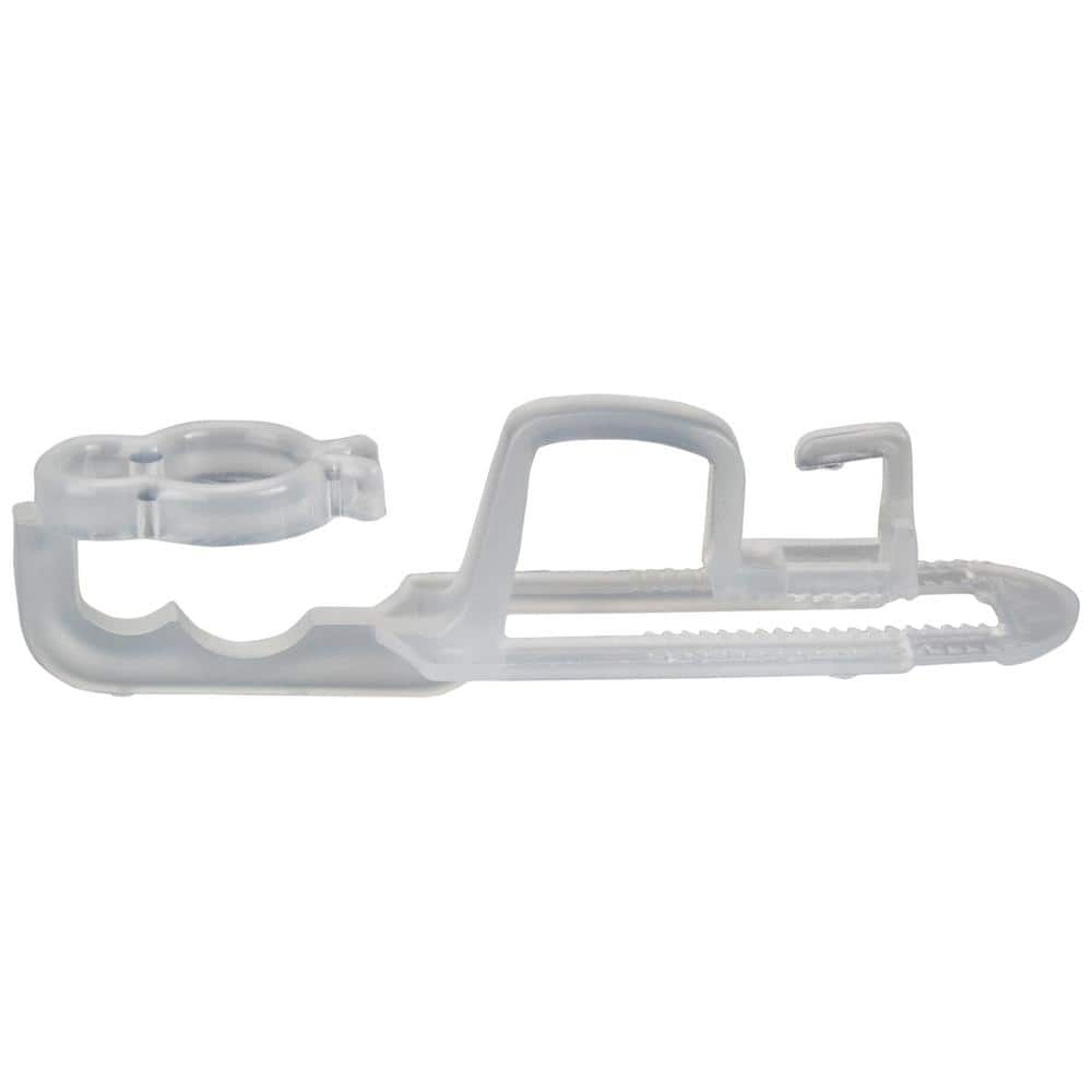 Clear Omni All-In-1 Universal Gutter and Shingle Christmas Light Clips (26-Count) - Hercitys