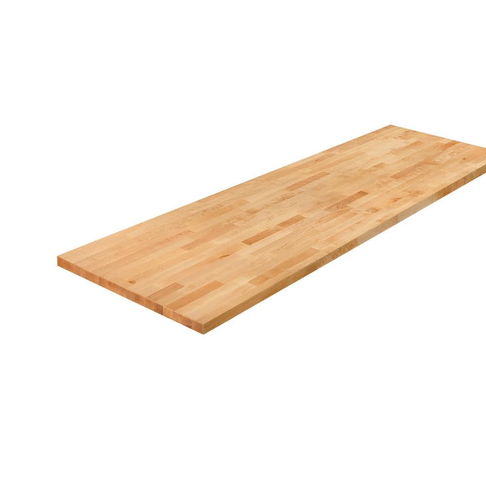 6 ft. L x 25 in. D Finished Engineered Birch Butcher Block Countertop - Hercitys