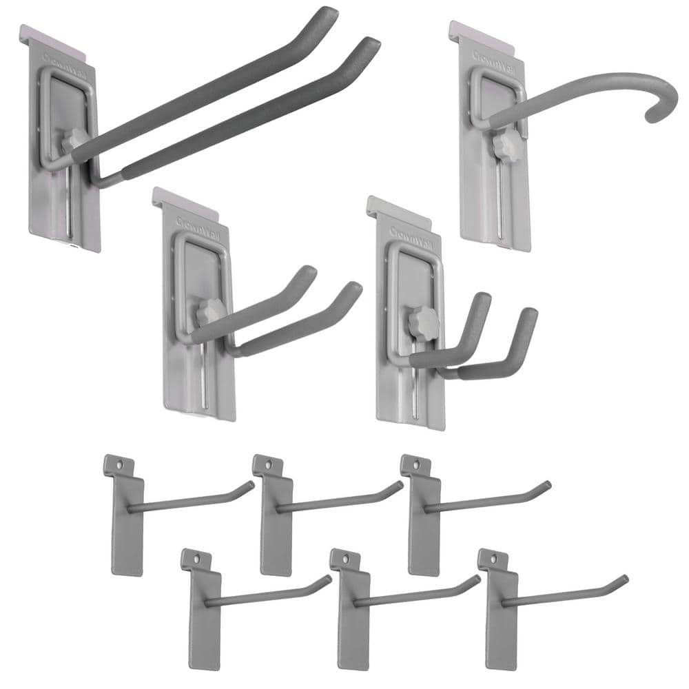 Slatwall Locking Hook Kit (10-Piece) - Hercitys