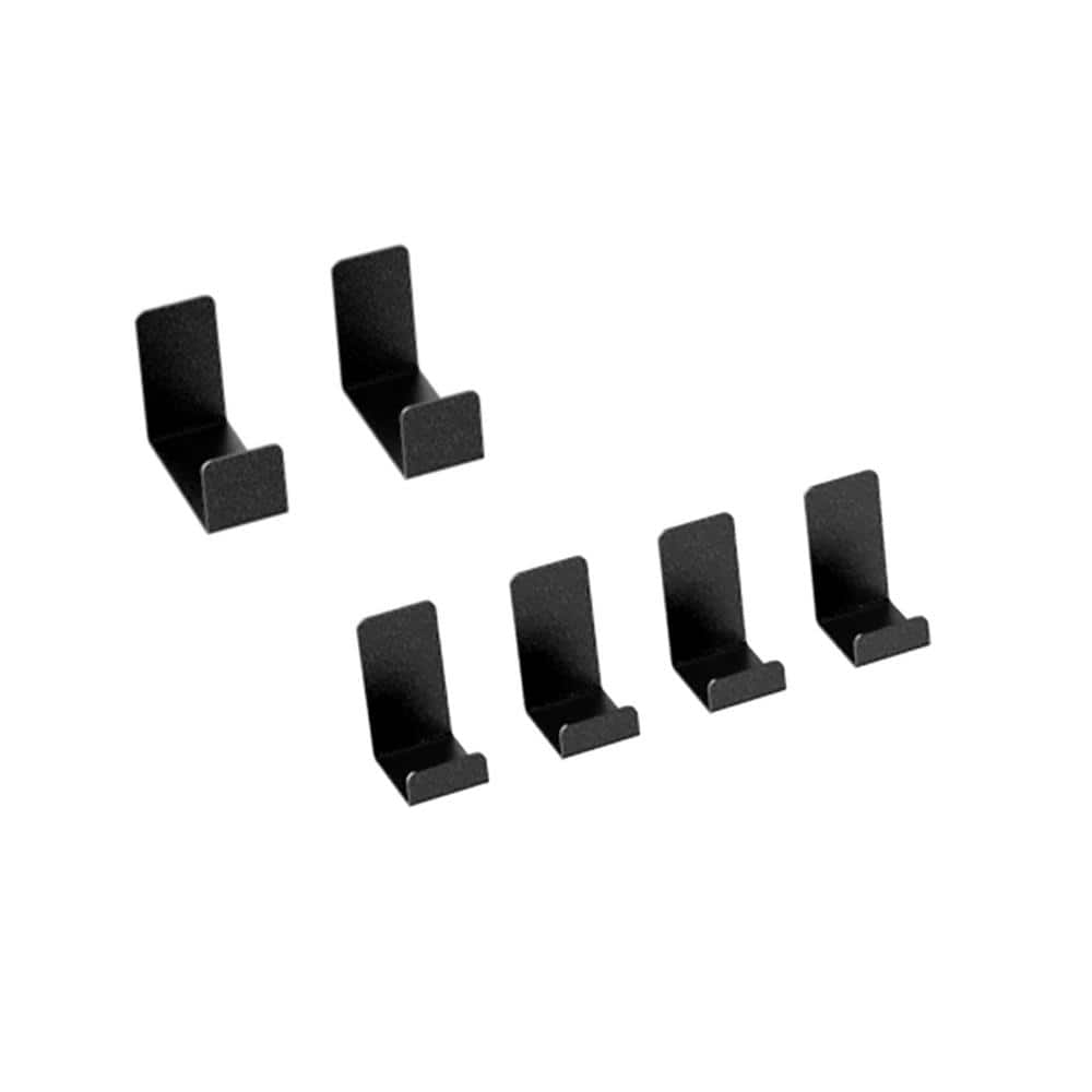 VersaRac Black Post Mount Hooks Accessory Kit (4-Pack) - Hercitys