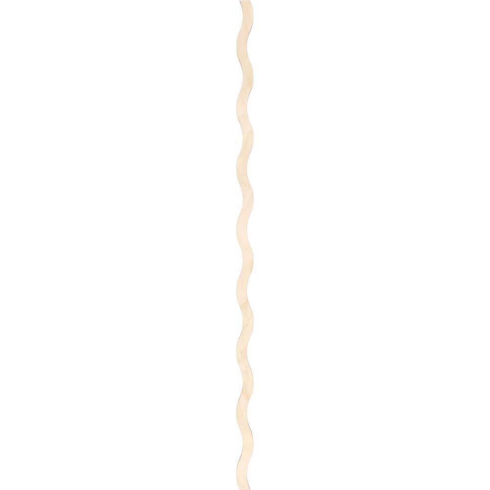 Brazos 94 in. H x 0.375 in. W Slatwall Panels in Birch 22-Pack - Hercitys