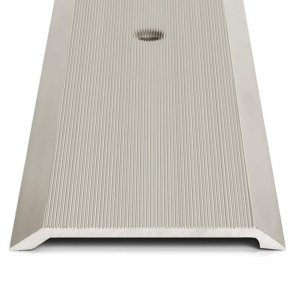 Satin Nickel 2-1/2 x in. x 36 in. Seam Binder Transition Strip - Hercitys