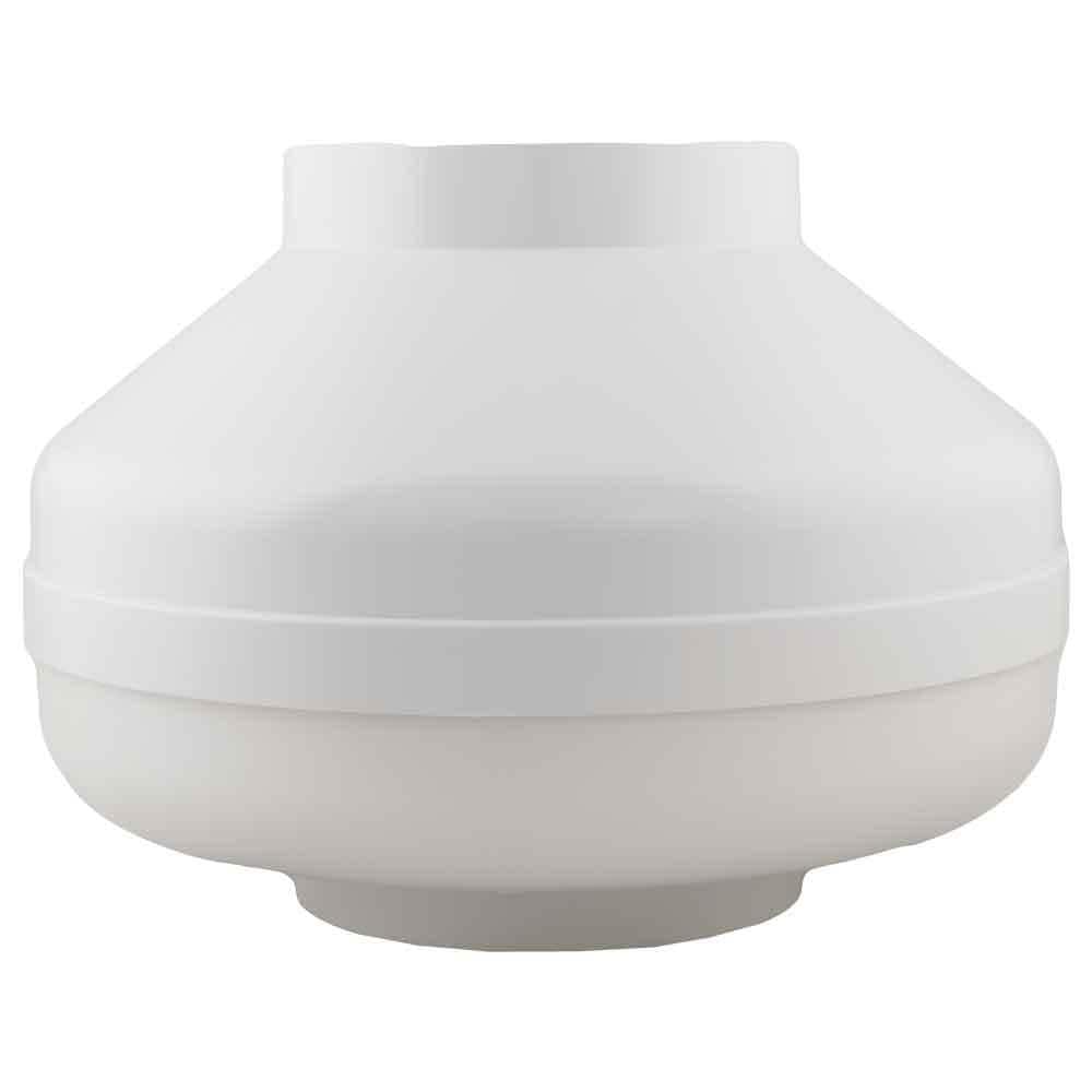 RP260C 6 in. Inlet and Outlet Inline Radon Fan in White with 1.3 in. Maximum Operating Pressure - Hercitys
