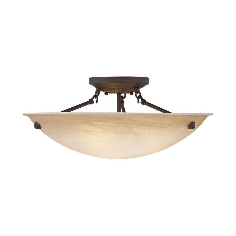 Oasis 3 Light Bronze Flush Mount - Hercitys