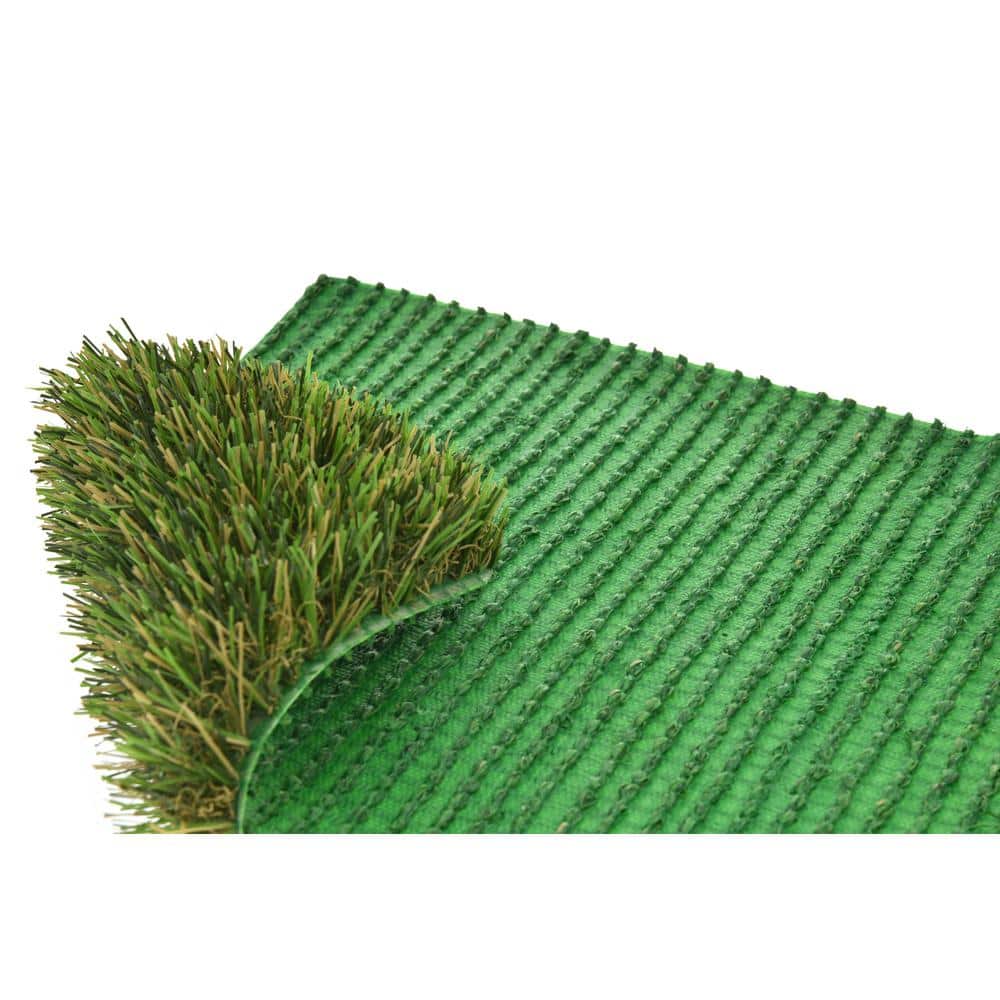 Sunshine 12 ft. W x Cut to Length Natural Look 35 oz. 1.18 in. PH with SuperFlow Green Backing Artificial Grass Turf - Hercitys