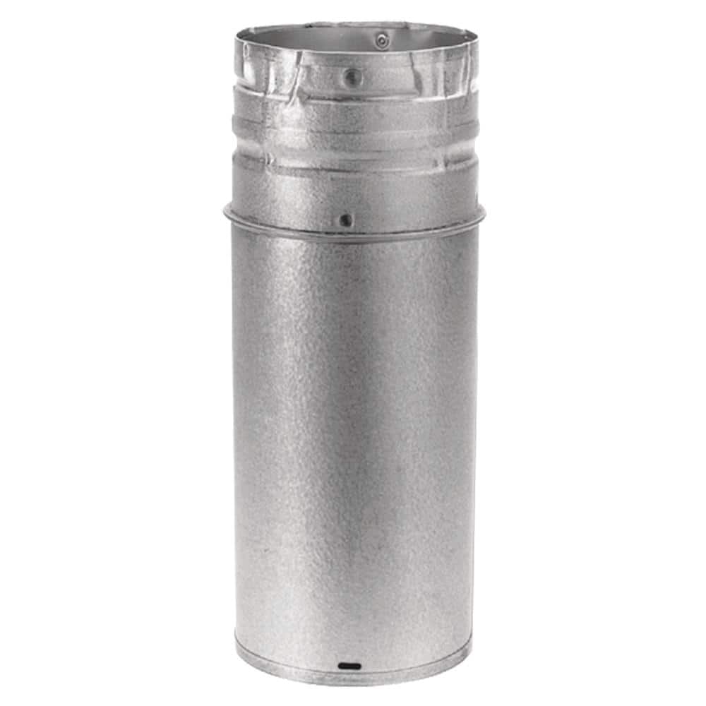 PelletVent for Multi-Fuel 4in. Diameter X 12in. Adjustable Pipe Length - Hercitys