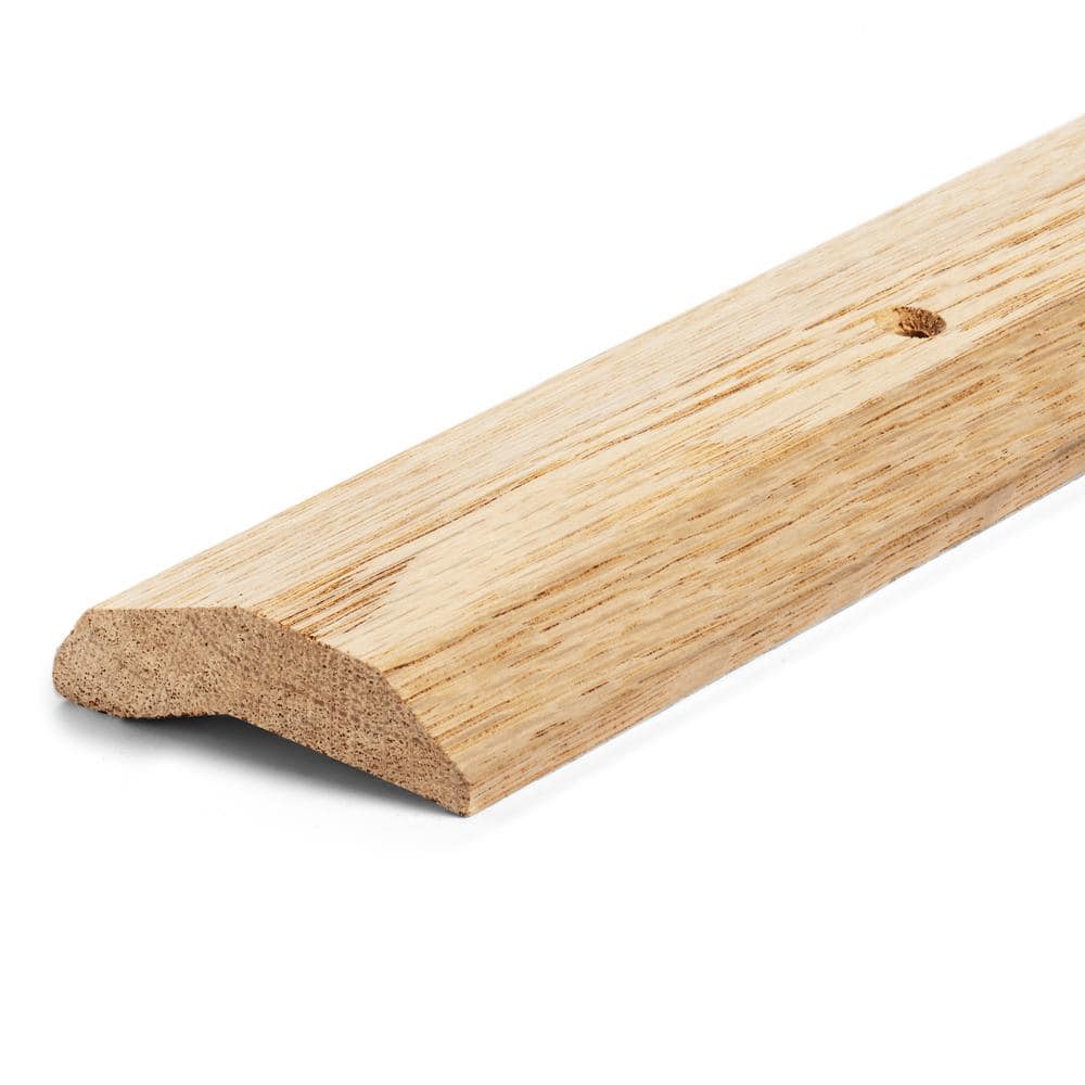 Oak Hardwood 2 in. x 36 in. Carpet Trim Transition Strip - Hercitys