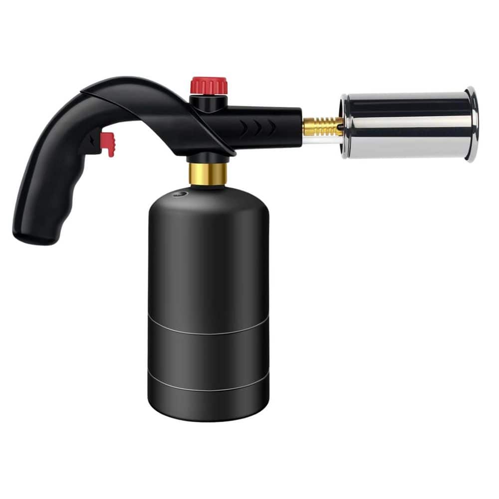 Powerful Adjustable Culinary Blow Torch for Sous Vide, BBQ, Grilling, Campfire Charcoal Starter, 3272°F Flame - Hercitys