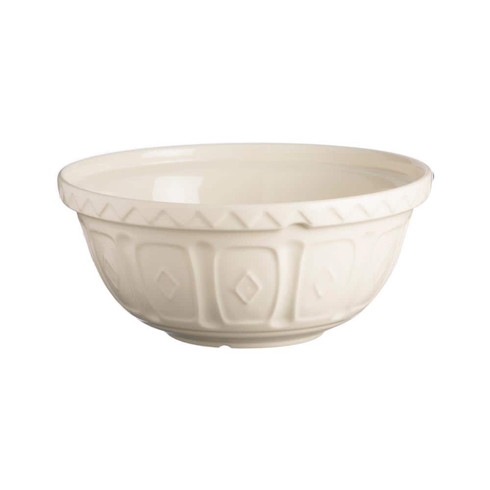 S18 Color Mix 10.25 in. Cream Mixing Bowl - Hercitys