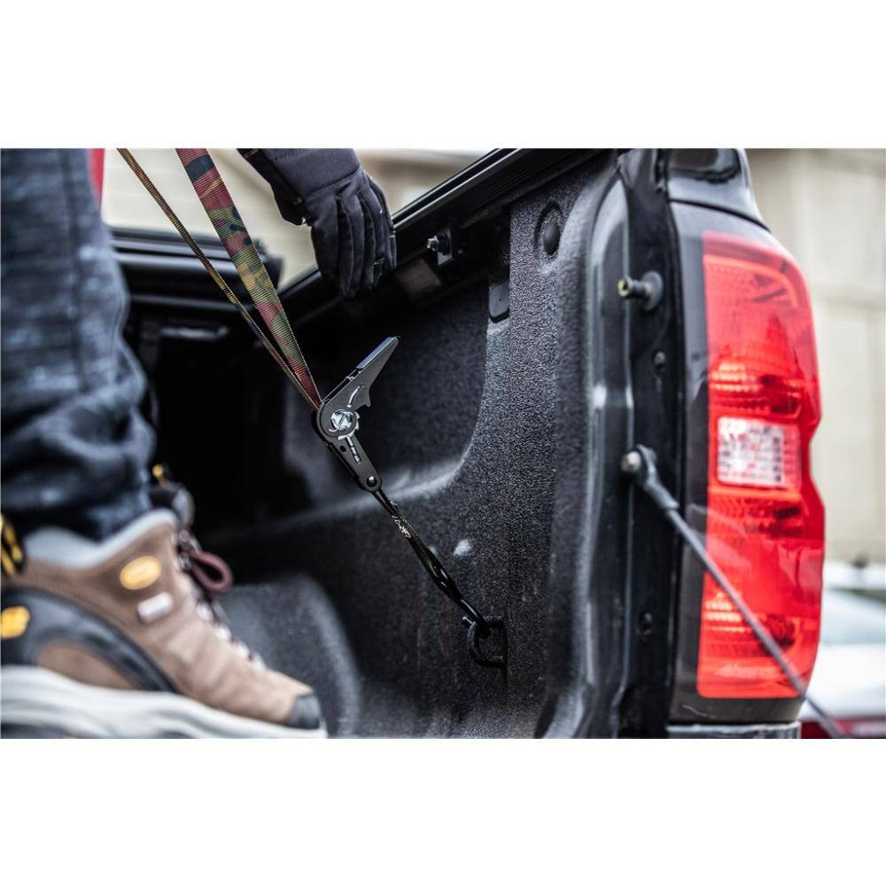 Camo Ratchet Tie-Down 8 ft. x 1 in. 400 lbs. (4-Pack) - Hercitys