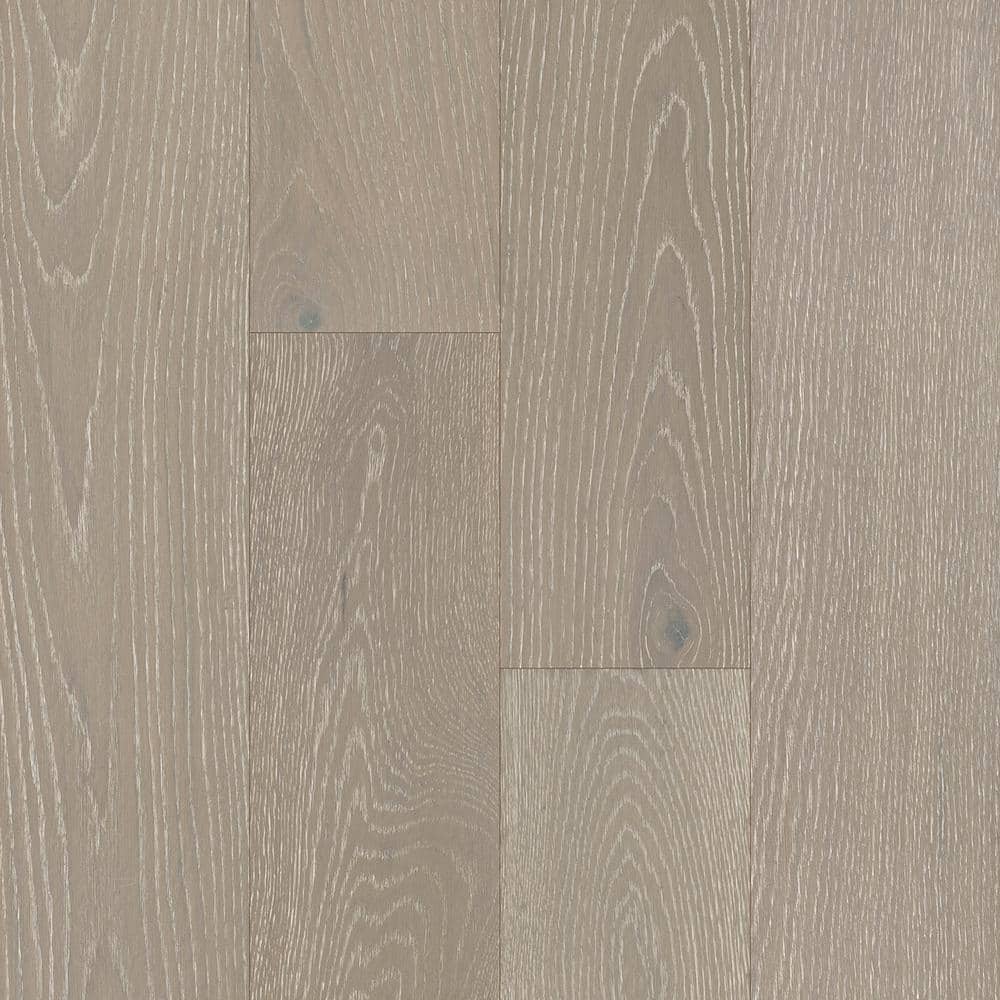 Longchamp Oak 0.28 in. T x 6.5 in. W Waterproof Wire Brushed Engineered Hardwood Flooring (21.8 sq.ft./case) - Hercitys