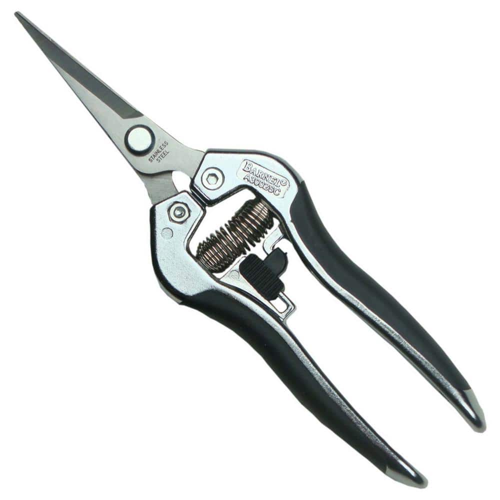 7-1/2 in. Ergonomic Curved-Blade Needlenose Pruning Shears - Hercitys