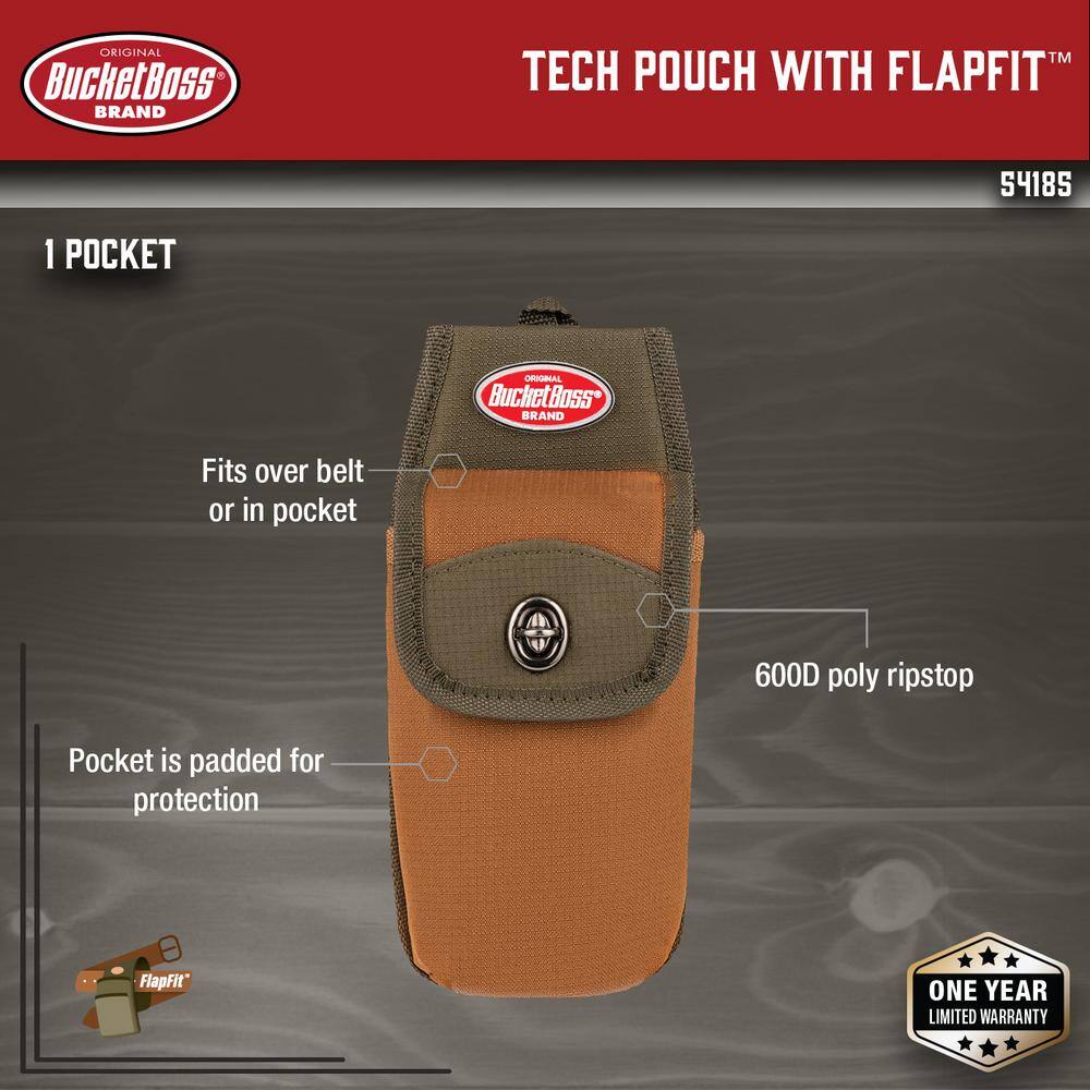 Tech Utility Tool Belt Pouch with FLAPFIT - Hercitys
