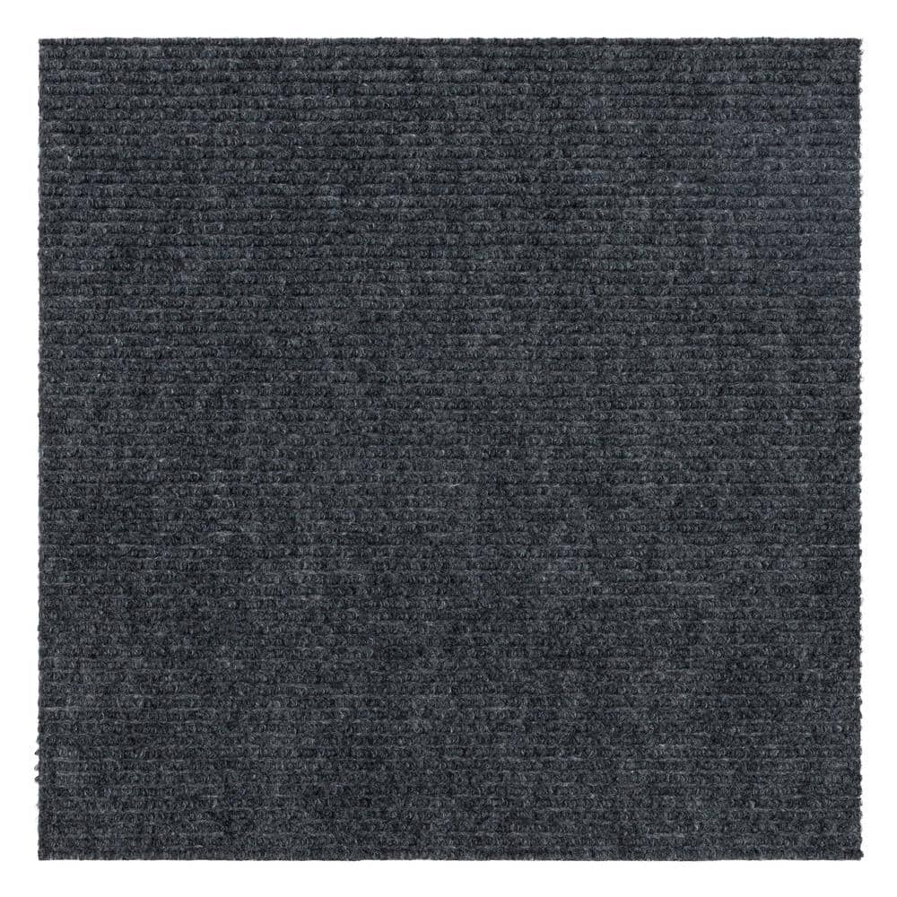 Canyon – Gray Commercial/Residential 18 x 18 in. Peel and Stick Carpet Tile Square (22.5 sq. ft.) - Hercitys