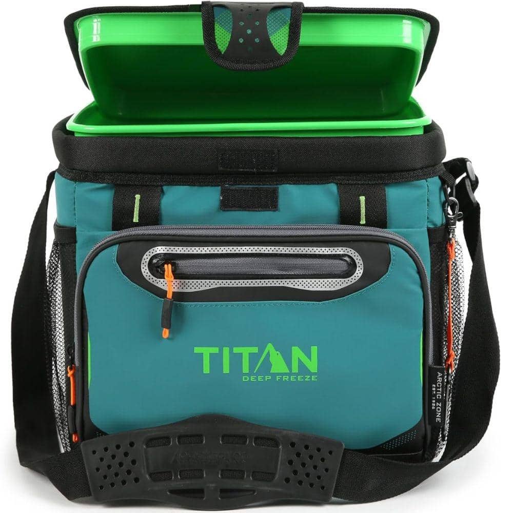 8 Qt. Food & Beverage Deep Freeze Cooler with Zipperless Hardbody Liner for 16 Can in Pine - Hercitys