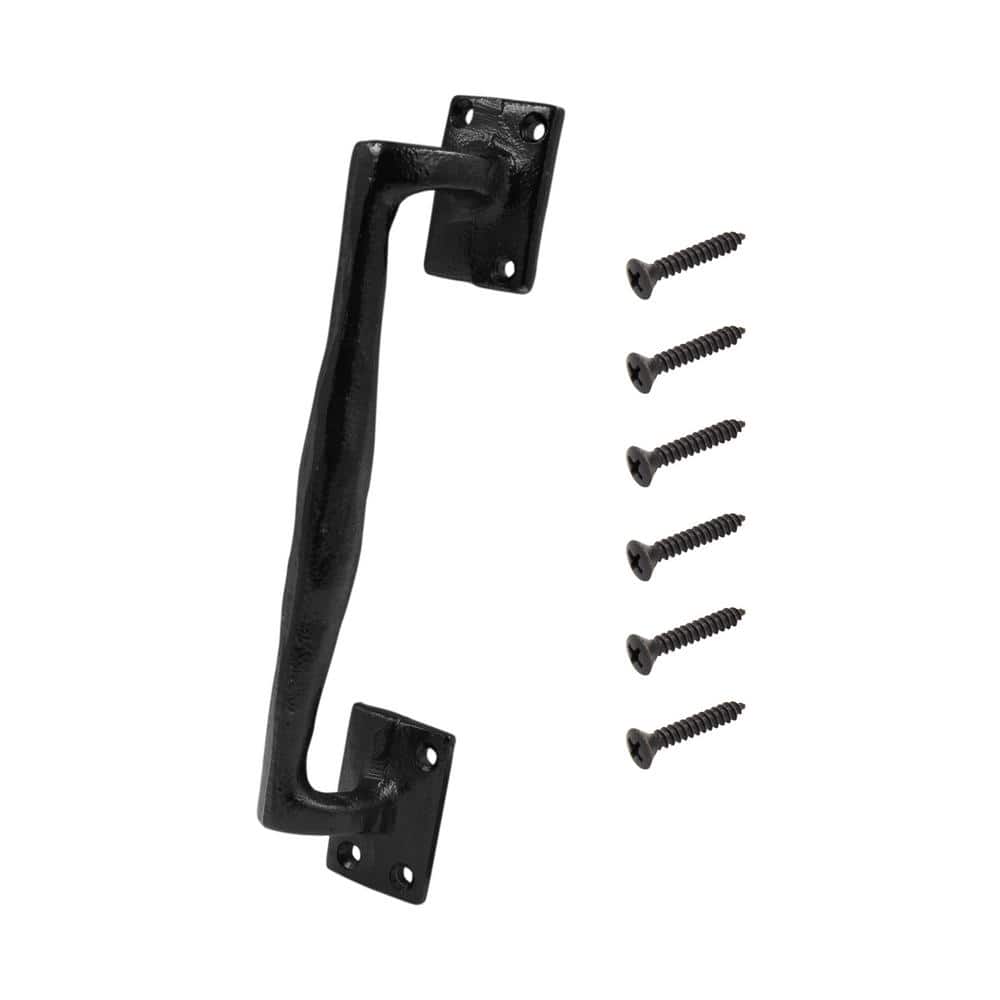 Black Iron Heavy Duty Door Pull - Hercitys