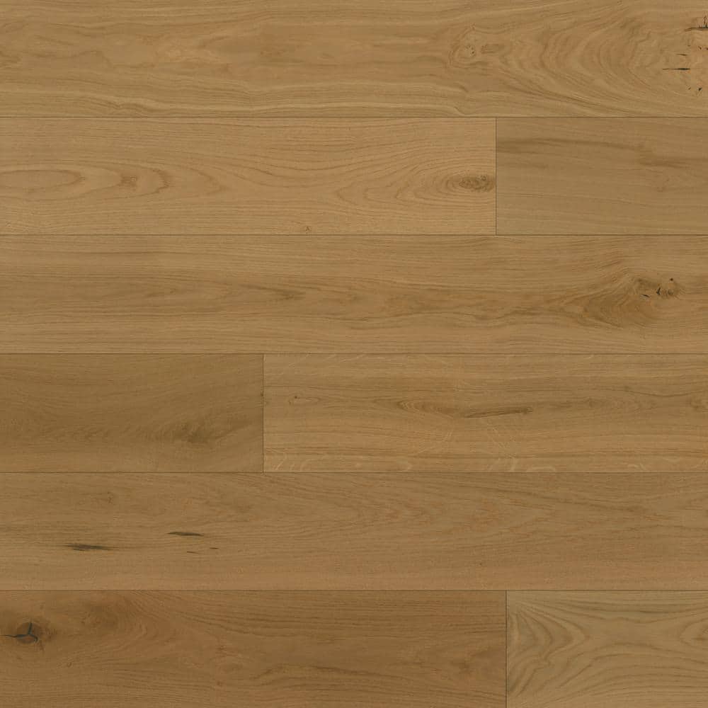 Newport French Oak Dune 0.12 in. T x 7.5 in. W Click-Lock Wire Brushed Engineered Hardwood Flooring (23.31 sq. ft./ctn) - Hercitys
